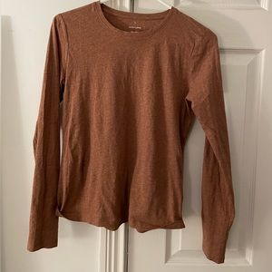 Everlane Brown long sleeve top size S